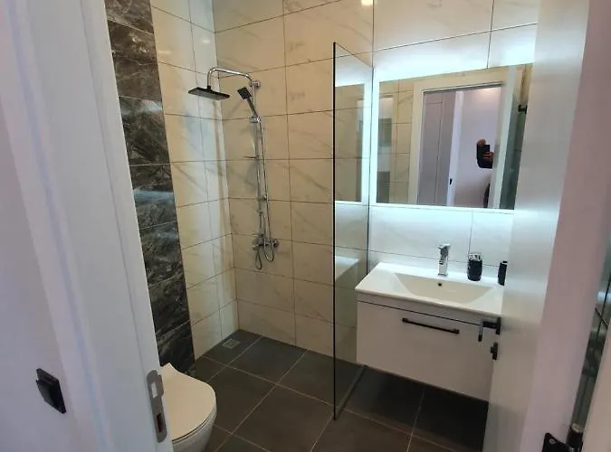 A Dreamy Luxury One-Bedroom Apartment With Special Views Of The Forest, Sea And Sunset 公寓 阿拉尼亚